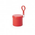 Poncho met gepersonaliseerde doos kleur rood