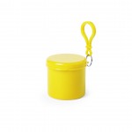 Poncho met gepersonaliseerde doos kleur geel