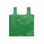 Zachte RPET opvouwbare tas met logo kleur groen