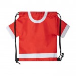 T-shirtvormige rugzakjes met logo voor kids kleur rood