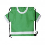 T-shirtvormige rugzakjes met logo voor kids kleur groen