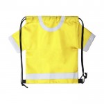 T-shirtvormige rugzakjes met logo voor kids kleur geel