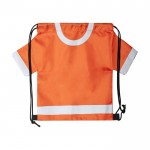 T-shirtvormige rugzakjes met logo voor kids kleur oranje