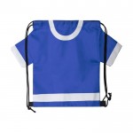 T-shirtvormige rugzakjes met logo voor kids kleur blauw