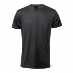 Sportieve sublimatie T-shirts, 135 g/m2 RPET in de kleur zwart