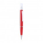 Hygiënische pen met logo kleur rood