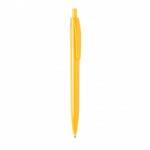 Gekleurde antibacteriële pen met logo kleur geel