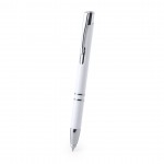 Antibacteriële pen met stylus kleur wit weergave 2