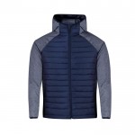 Unisex ademende softshell en polyester jas MKT Kimpal kleur marineblauw  negende weergave