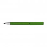 Metallic tactiele pen met mobiele telefoonhouder kleur groen eerste weergave