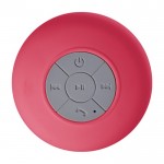 Kleurrijke plastic en rubber multifunctionele speaker kleur rood eerste weergave