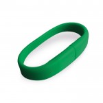 Siliconen usb-armband in leuke kleuren kleur groen