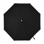 Regenboog omvouwbare paraplu kleur zwart tweede weergave