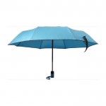 Regenboog omvouwbare paraplu kleur lichtblauw eerste weergave