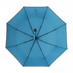Regenboog omvouwbare paraplu kleur lichtblauw derde weergave