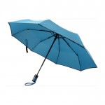 Regenboog omvouwbare paraplu kleur lichtblauw zesde weergave
