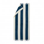 Bedrukte badhanddoek van katoen, 80 x 180 cm kleur marineblauw