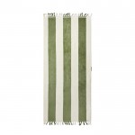 Bedrukte badhanddoek van katoen, 80 x 180 cm kleur donkergroen tweede weergave
