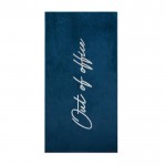 Katoenen badlaken voor strandstoel, 160 x 80 cm kleur blauw tweede weergave