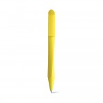 Reclame pen met een origineel ontwerp kleur geel eerste weergave