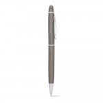 Reclame pennen met touch tip en doosje kleur titanium
