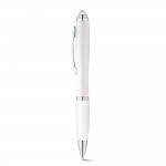 Antislip reclame pennen met touch tip kleur wit