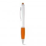 Antislip reclame pennen met touch tip kleur oranje