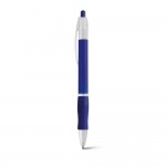 Goedkope pen met logo voor reclame kleur blauw