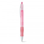 Goedkope pen met logo voor reclame kleur roze