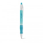 Goedkope pen met logo voor reclame kleur lichtblauw