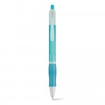 Goedkope pen met opdruk voor reclame kleur lichtblauw
