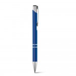 Aluminium pennen met logo kleur koningsblauw