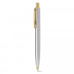 Metalen pennen met goud- of zilverdetail kleur goud
