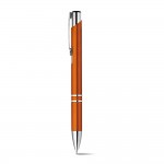 Plastic pen met naam voor reclame kleur oranje eerste weergave
