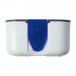 Lunchbox met afscheider en steun kleur koningsblauw eerste weergave