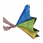 Omvouwbare paraplu kleur meerkleurig vijfde weergave