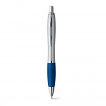 Goedkope reclame pennen met kleurdetail kleur blauw