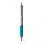 Goedkope reclame pennen met kleurdetail kleur lichtblauw