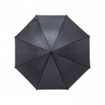 Automatische paraplu van 190T polyester kleur zwart tweede weergave