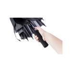 Automatische paraplu van 190T polyester kleur zwart vijfde weergave