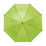 Automatische paraplu van 190T polyester kleur lichtgroen eerste weergave
