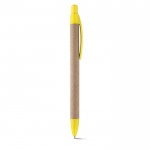 Goedkope reclame pennen van karton kleur geel