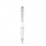 Een klassieke pen met witte huls kleur wit