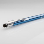 Aluminium reclame pennen met touch tip kleur lichtblauw eerste weergave