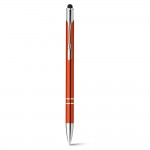 Aluminium reclame pennen met touch tip kleur oranje
