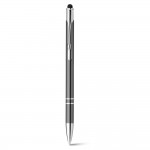 Aluminium reclame pennen met touch tip kleur titanium