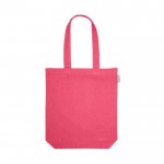 Tas met gerecycled katoen in diverse kleuren 220 g/m2 kleur roze eerste weergave