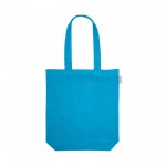 Tas met gerecycled katoen in diverse kleuren 220 g/m2 kleur lichtblauw eerste weergave