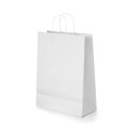 Grote witte papieren tas met logo voor reclame