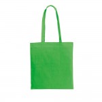Katoenen tassen met logo kleur groen